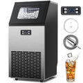 Kismile Commercial Ice Maker 100lbs/Day with 33lbs Storage