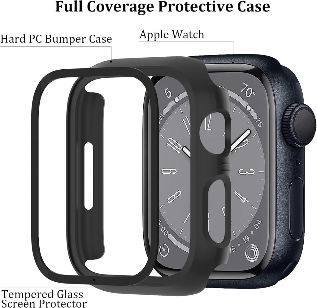 6-Pack Case with Screen Protector for Apple Watch Series 11/10 46mm