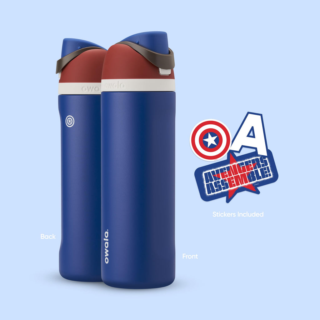 Owala Marvel Spider-Man FreeSip Stainless Steel Water Bottle 32 oz