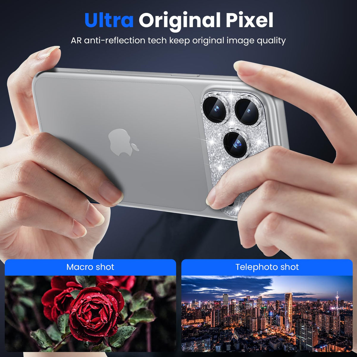 WSKEN for iPhone 17 Pro Max Camera Lens Protector - Military Grade Design