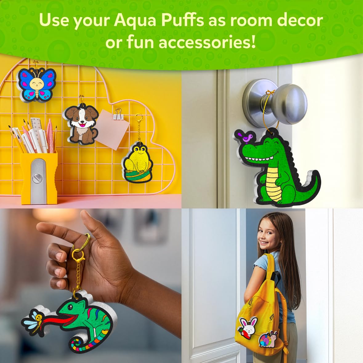 Skillmatics Aqua Puffs Unicorns, Art & Craft Gift for Kids, Paint by Number
