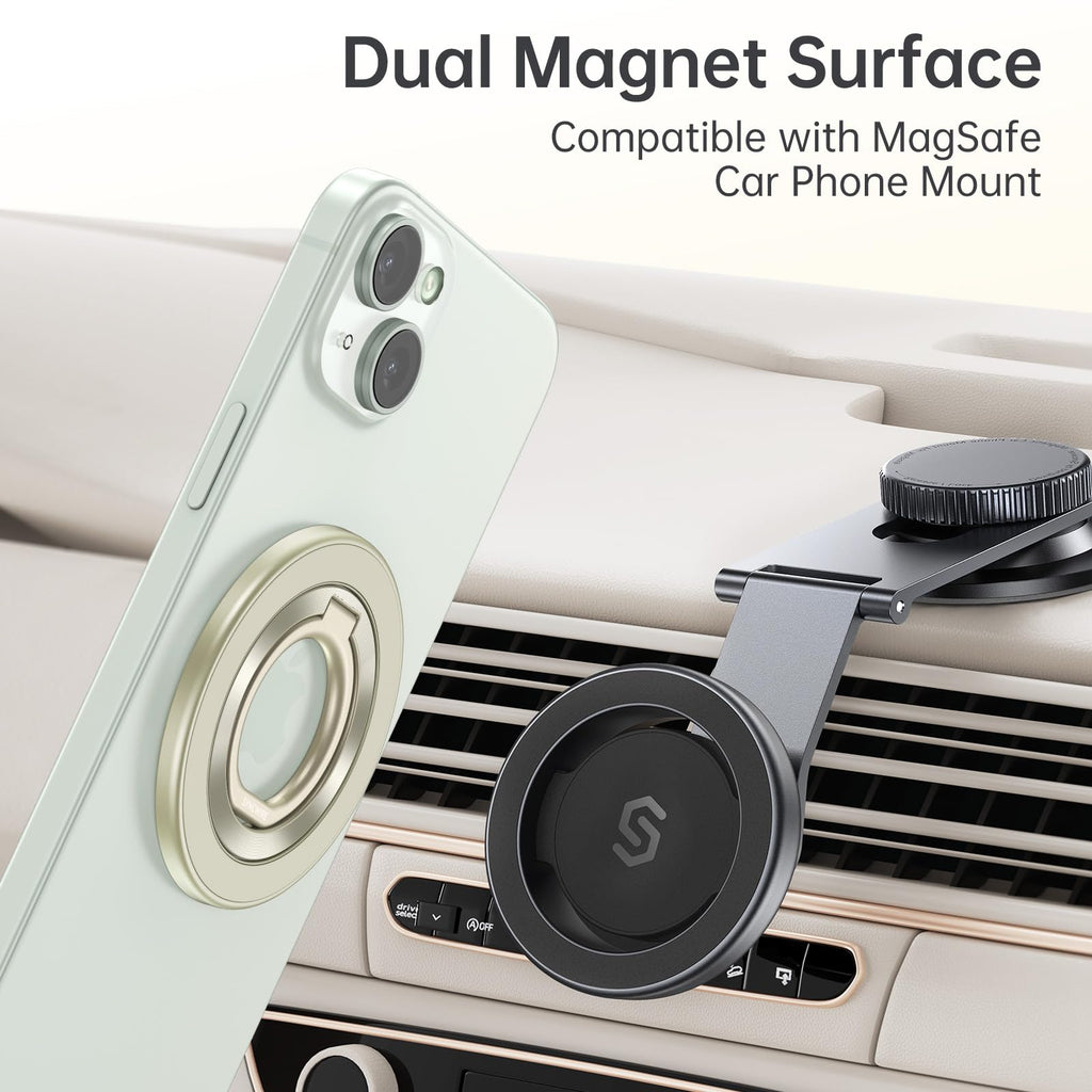 SYNCWIRE for MagSafe Phone Grip, Magnetic Phone Ring Holder Stand Kickstand