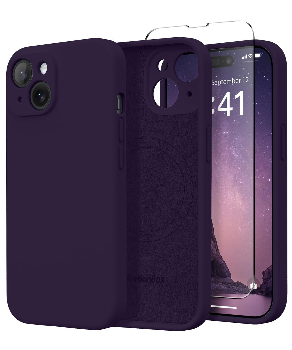 Magnetic for iPhone 12 Case Silicone White