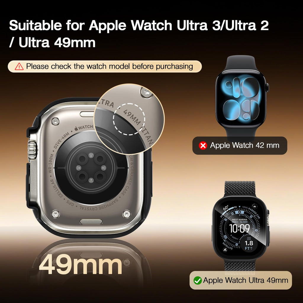LK 6Pcs for Apple Watch Series 12/Series 11/Series 10 46mm Screen Protector