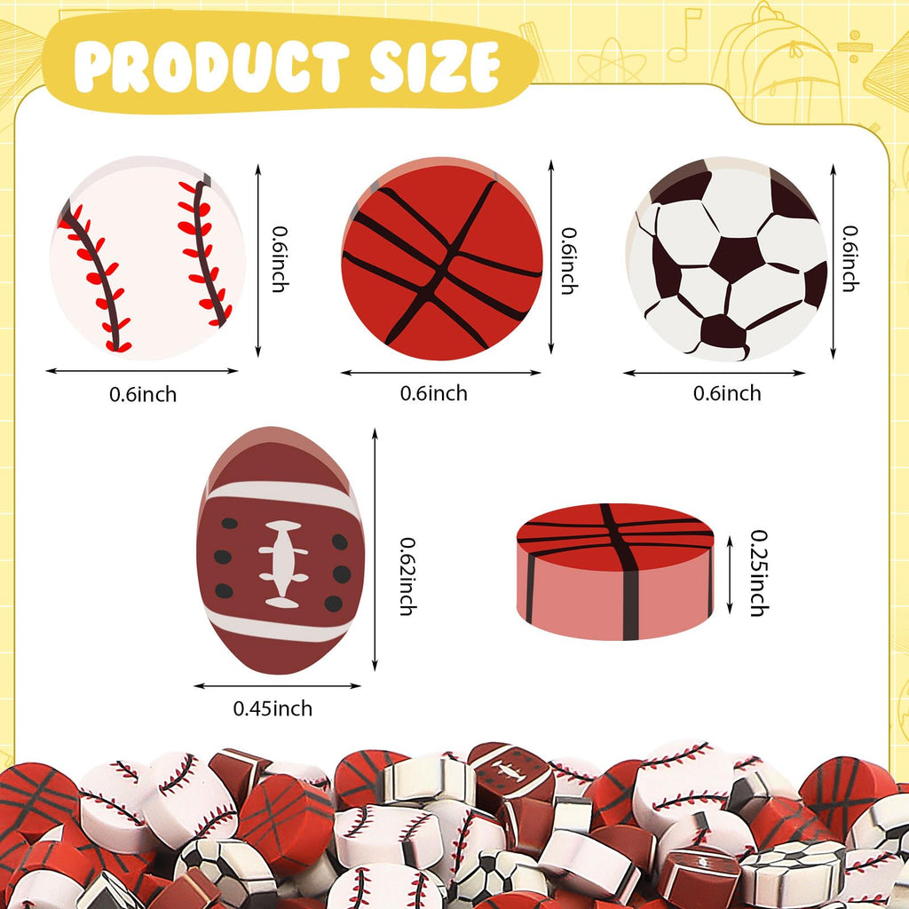 JUNEBRUSHS 150Pcs Fall Mini Erasers, Cute Thanksgiving Erasers Bulk