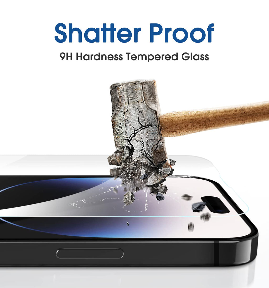 amFilm OneTouch for iPhone 18 Pro Max 6.9'' Screen Protector Tempered Glass