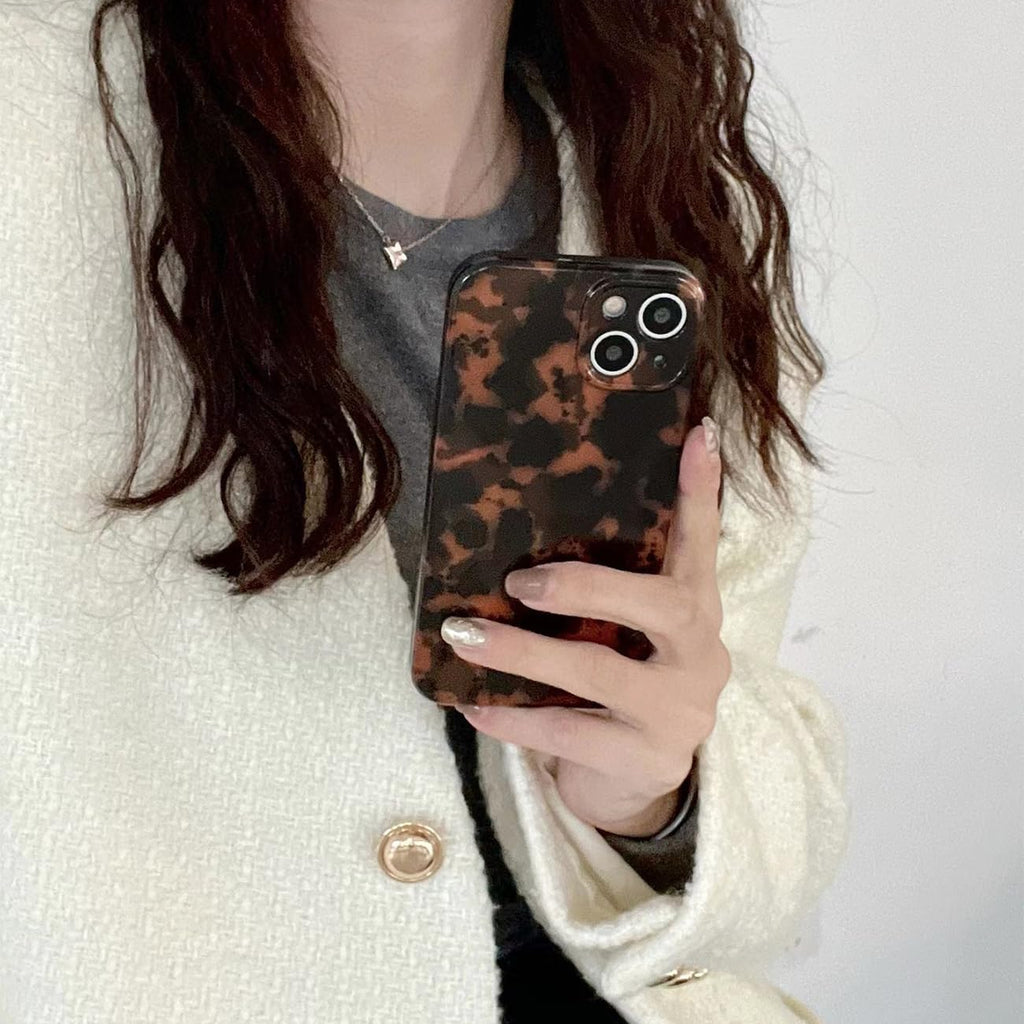 Cute Phone Case for iPhone 16 Pro Case Cheetah Leopard Print