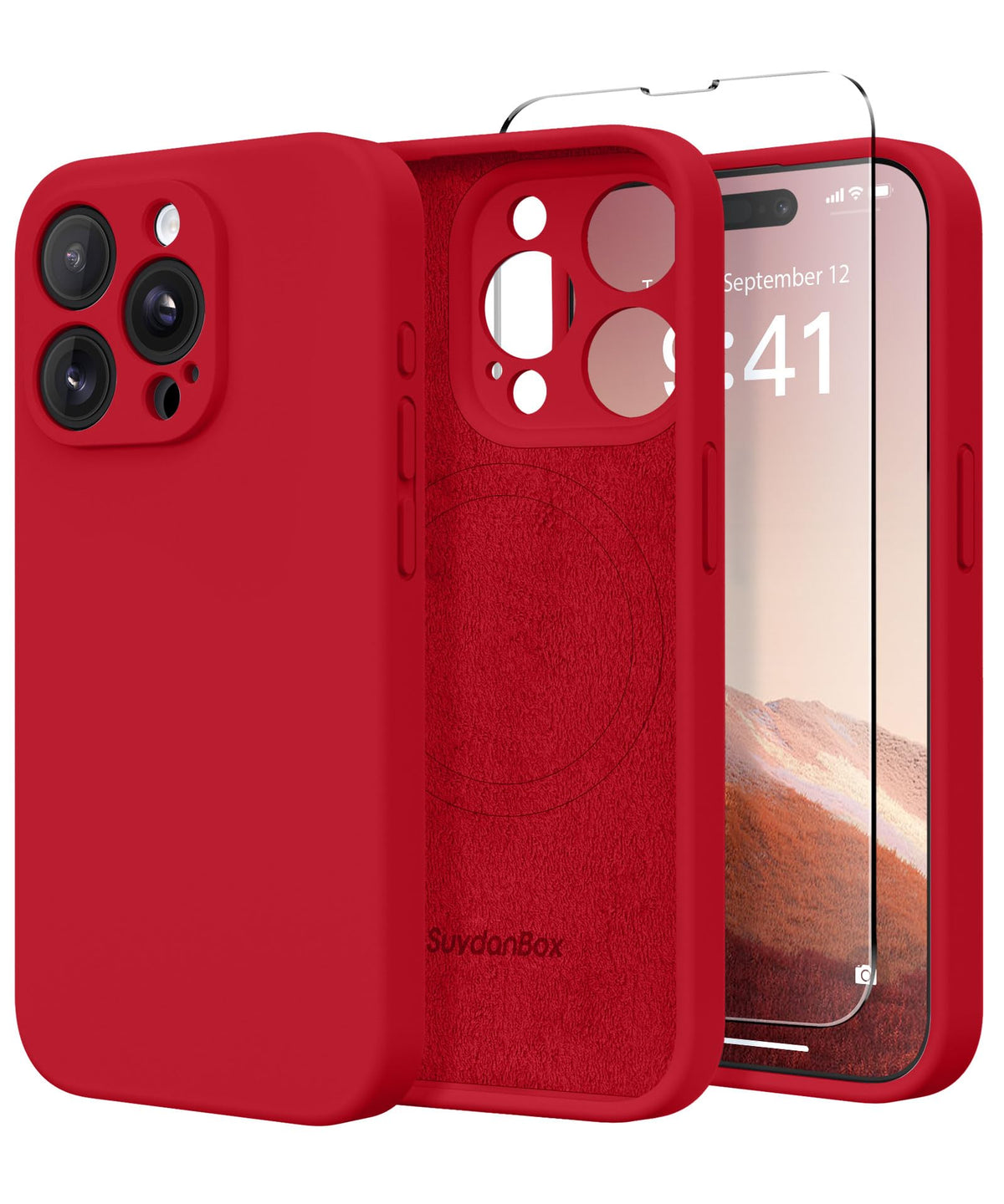 Magnetic for iPhone 12 Case Silicone White