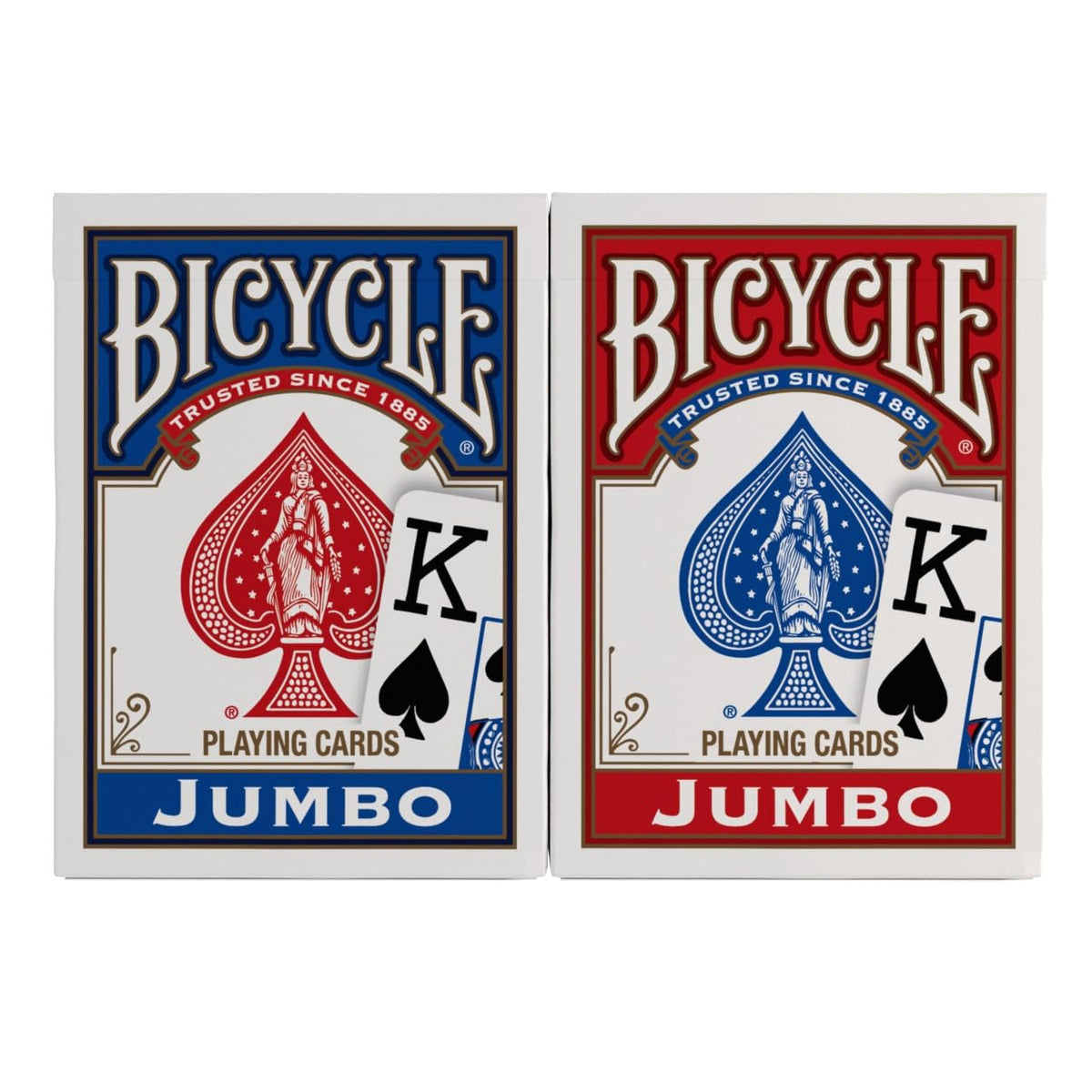 Bicycle Playing Cards 2 Pack Standard Poker Size Red and Blue