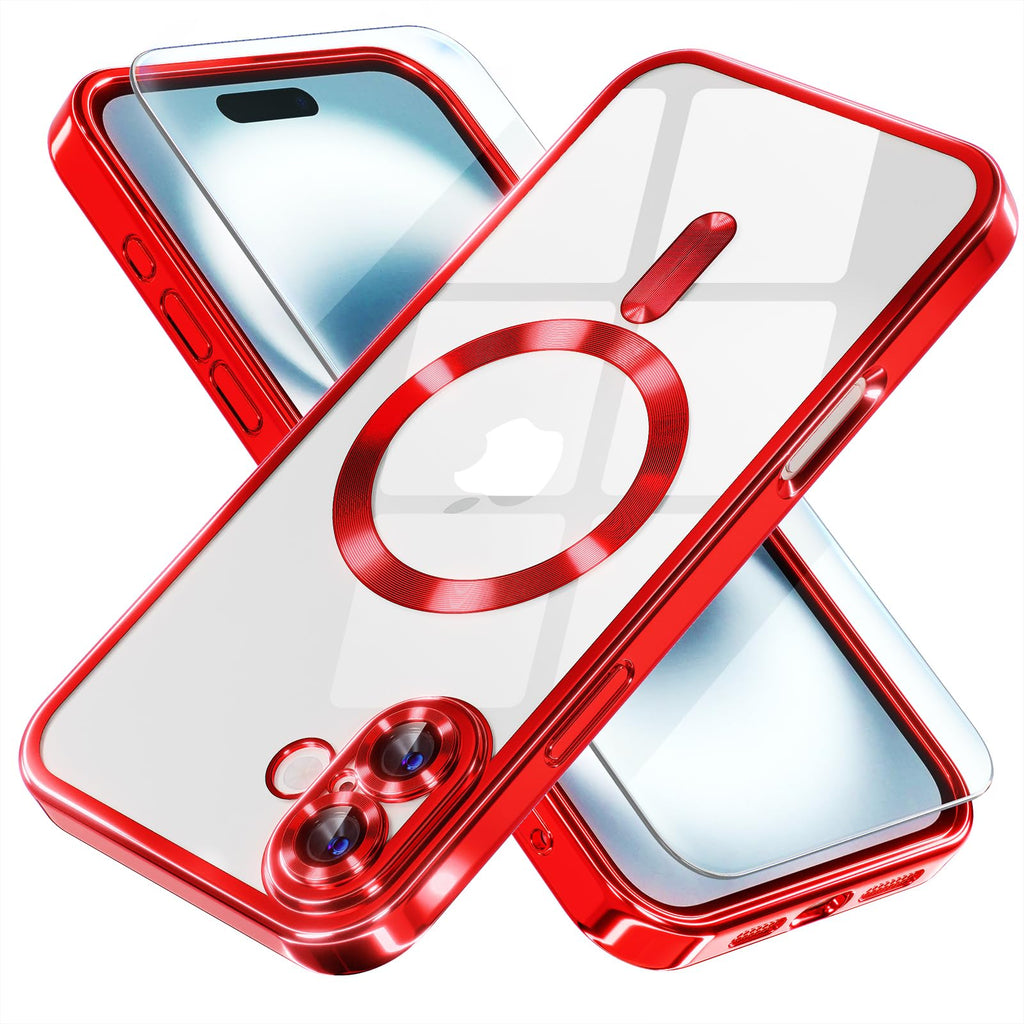 Misea Magnetic for iPhone 17 Case Compatible with MagSafe Light Blue