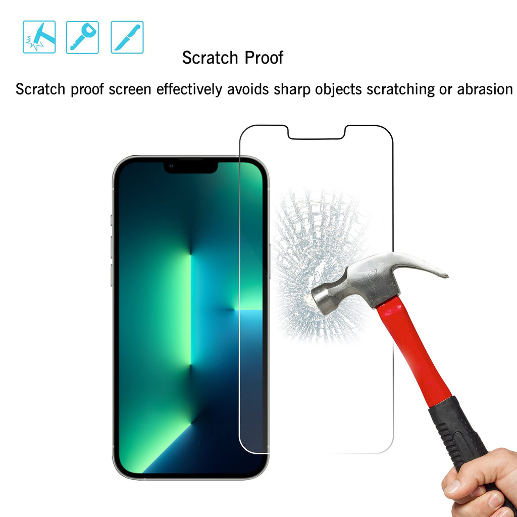 Ailun Screen Protector + Camera Lens Protector for iPhone 16, 3+3 Pack