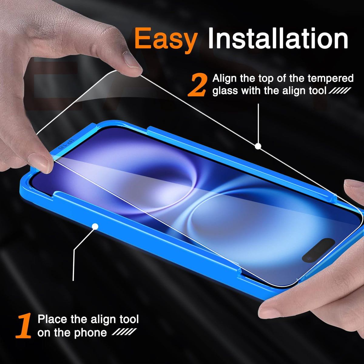Wiaocit Privacy Screen Protector for iPhone 18 Pro, Tempered Glass