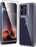 FNTCASE for Moto G-Power-5G-2026/2025 Clear Case with Screen Protector