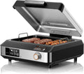 Kismile Smokeless Indoor Grill & Electric Griddle, 2-in-1 Countertop Grill