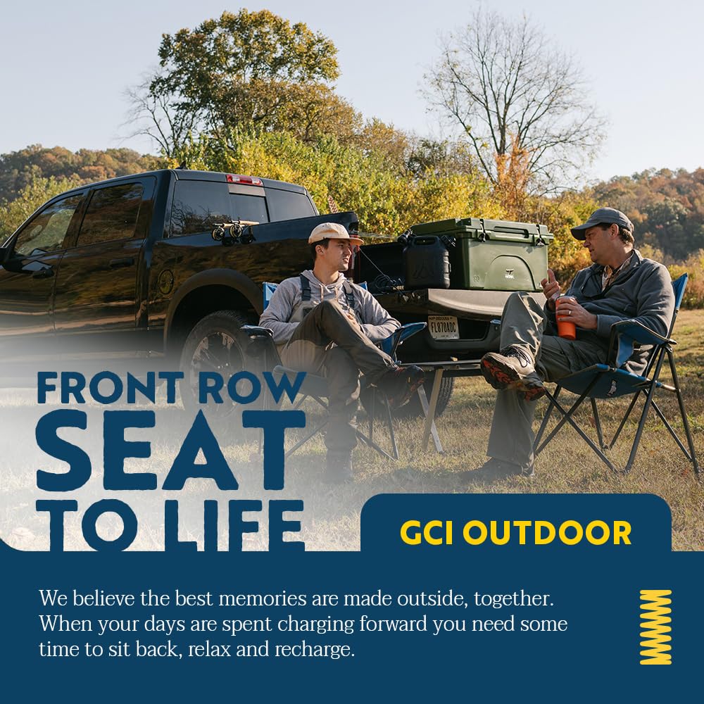 GCI Outdoor Comfort Pro Rocker Camping Chair - Indigo Blue
