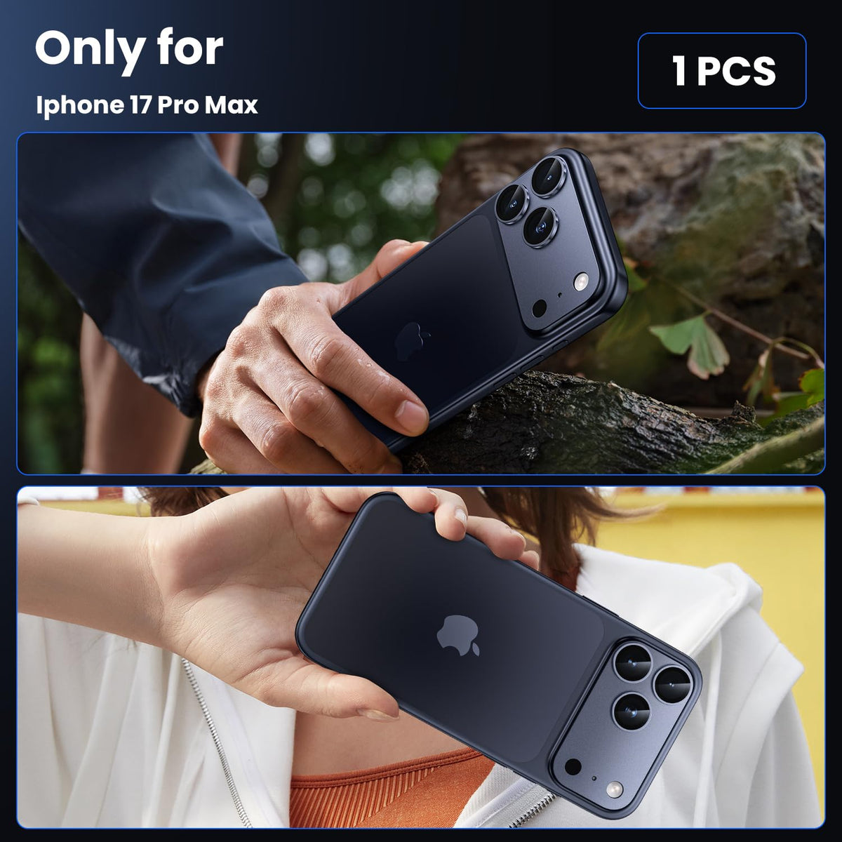 WSKEN for iPhone 17 Pro Max Camera Lens Protector - Military Grade Design