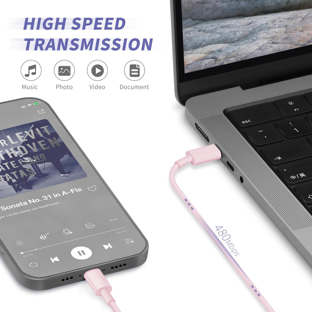 iPhone 14 13 12 11 Charger Fast Charging,USB C Charger with 10FT/6FT Cable