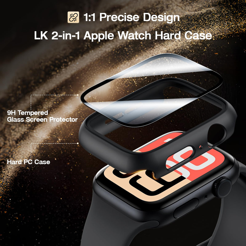 LK 6Pcs for Apple Watch Series 12/Series 11/Series 10 46mm Screen Protector