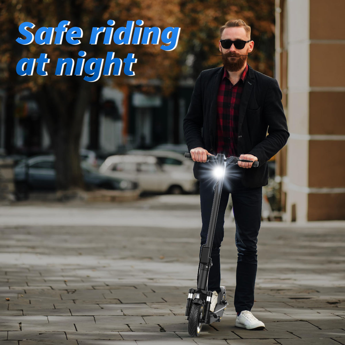 VOLPAM Electric Scooter, 350W/500W Motor, 21/28/40 Miles Long Range