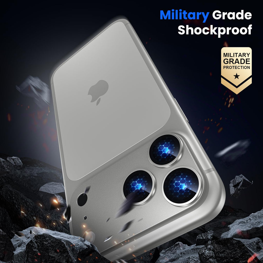 WSKEN for iPhone 17 Pro Max Camera Lens Protector - Military Grade Design