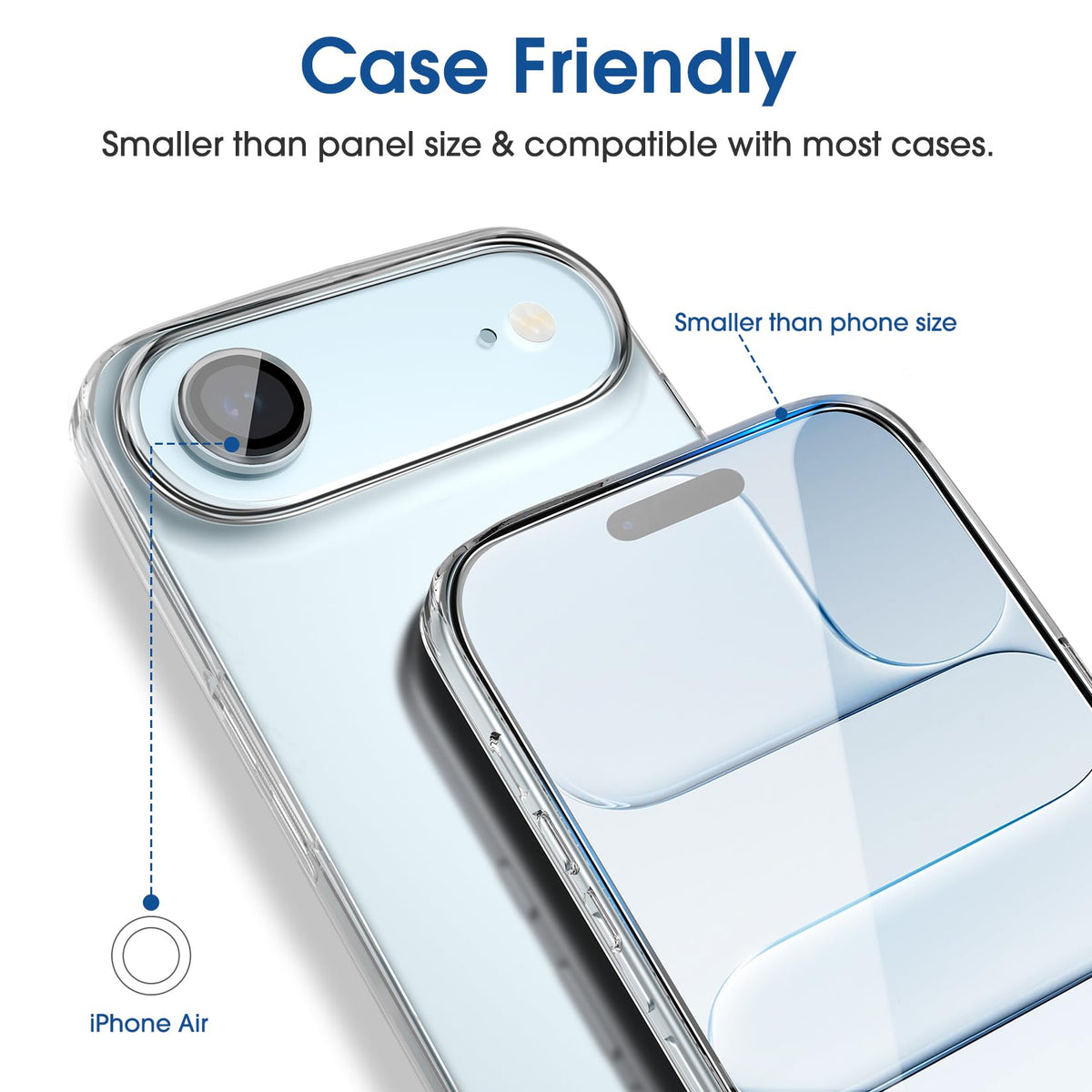 amFilm OneTouch for iPhone 18 Pro Max 6.9'' Screen Protector Tempered Glass
