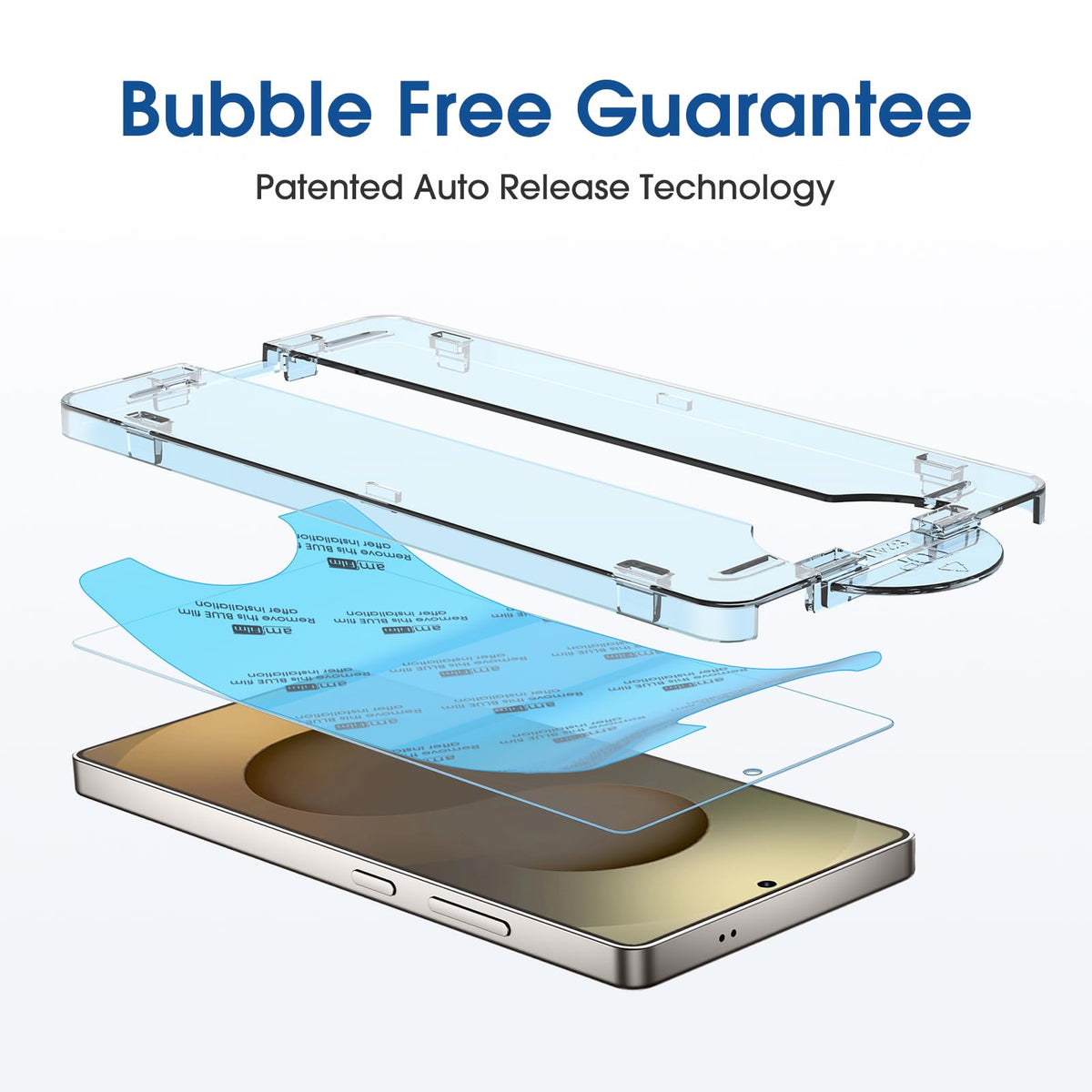 amFilm OneTouch for Samsung Galaxy S24 Ultra Screen Protector TemperedGlass