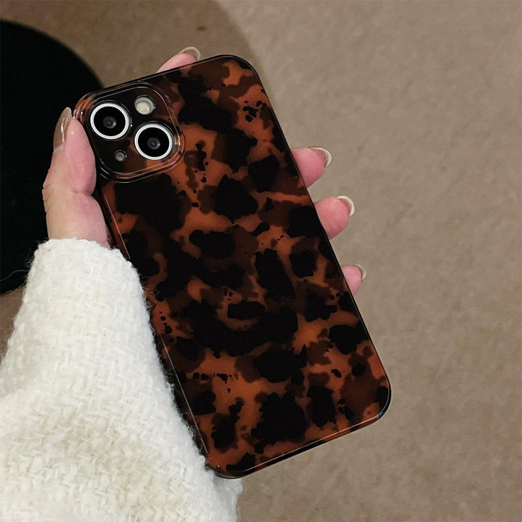 Cute Phone Case for iPhone 16 Pro Case Cheetah Leopard Print