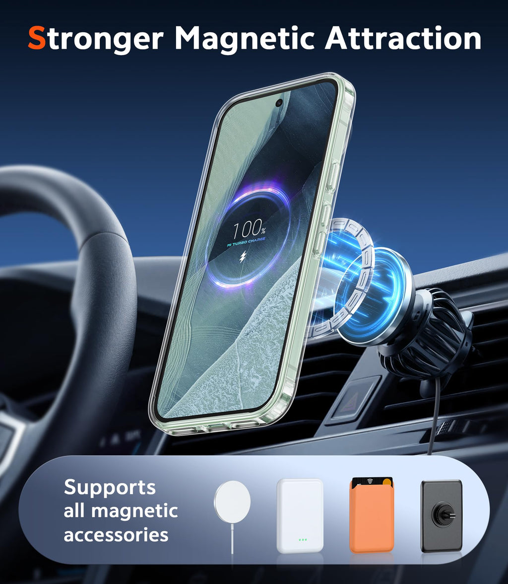 FNTCASE for iPhone 18 Pro Max/17 Pro Max Case Fit for Magsafe