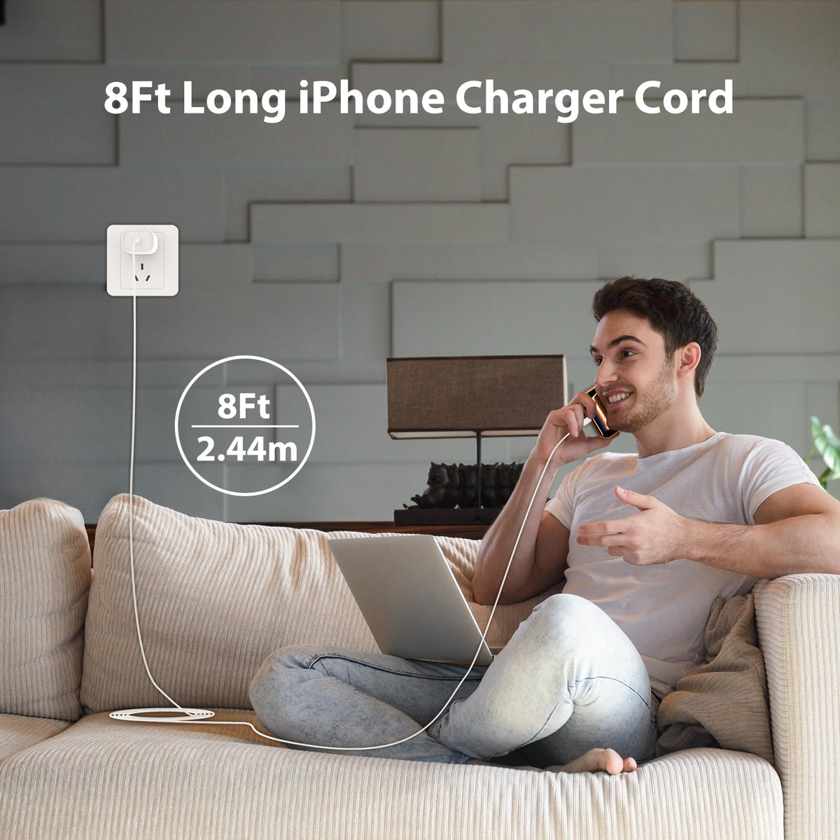 iPhone 18 17 16 15 Charger Fast Charging Type C Chargers USB C Cable 10FT
