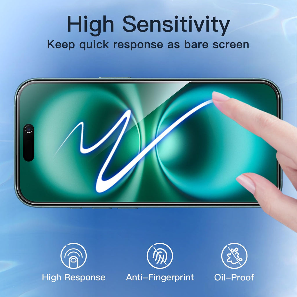 JETech Privacy Screen Protector for iPhone 18 Pro, 2-Pack