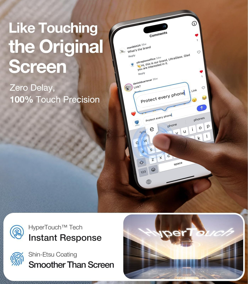 UltraGlass TOP 9H+ Armor for iPhone 14 Pro Max Privacy Screen Protector