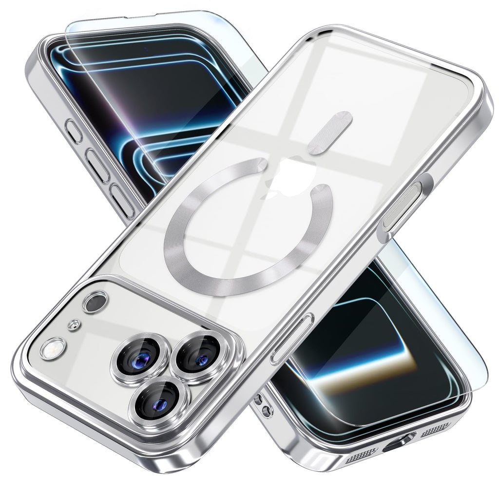 Misea Magnetic for iPhone 17 Case Compatible with MagSafe Light Blue