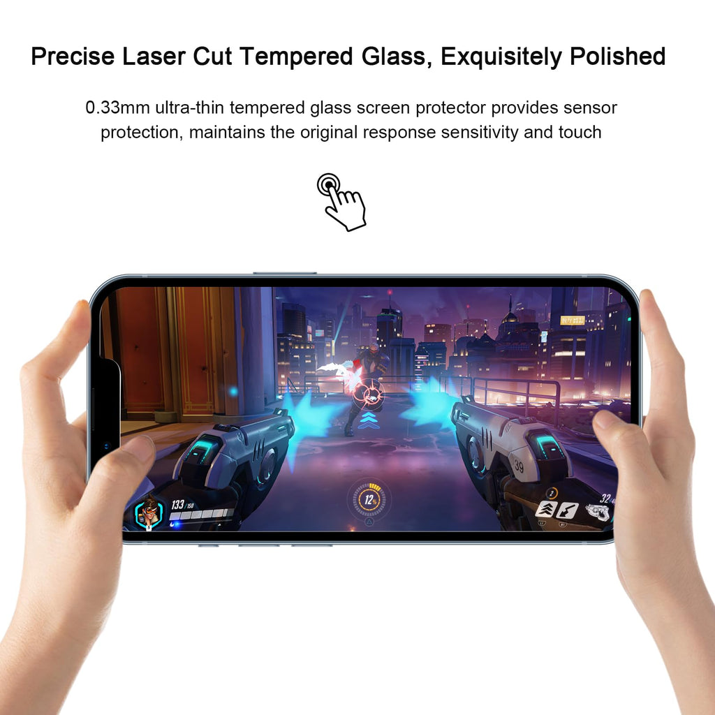 SIBEITU 3+3 Pack Screen Protector + Camera Lens Protector for iPhone 18 Pro