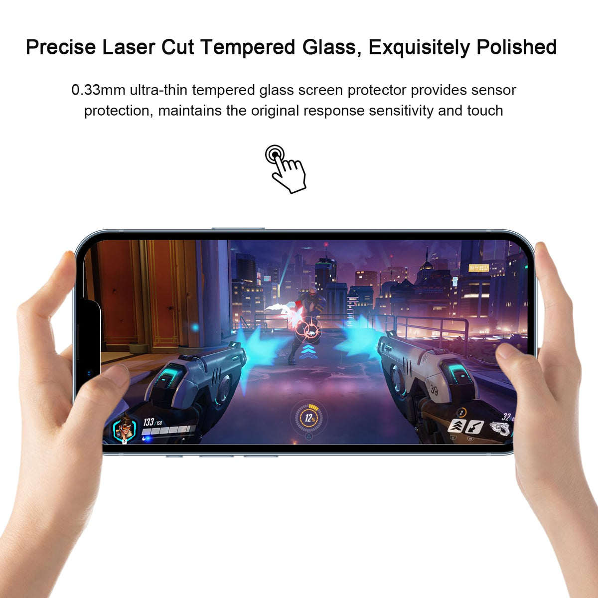 SIBEITU 3+3 Pack Screen Protector + Camera Lens Protector for iPhone 18 Pro