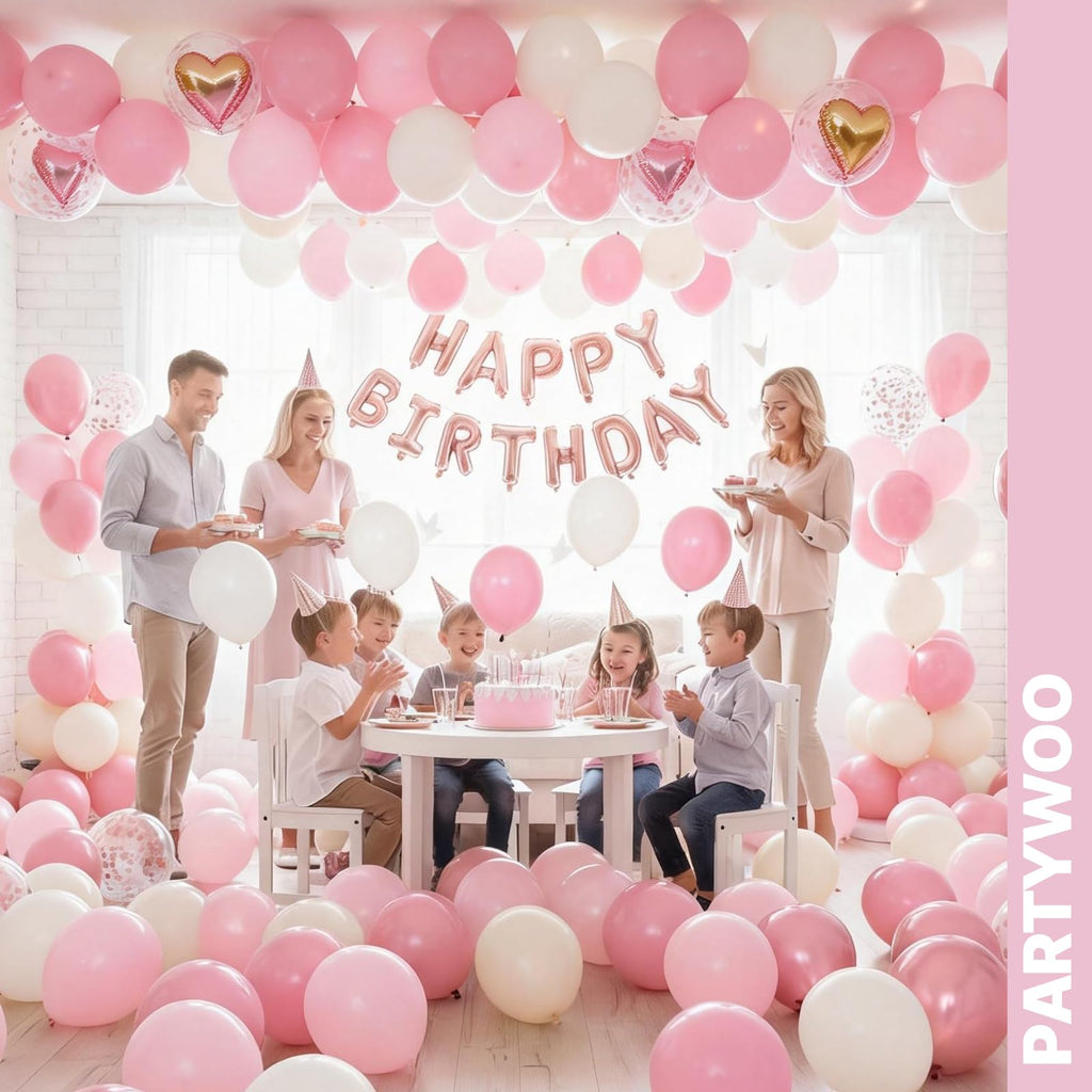 PartyWoo Christmas Balloons 66pcs Santa Xmas Tree Candy Cane Foil Balloons