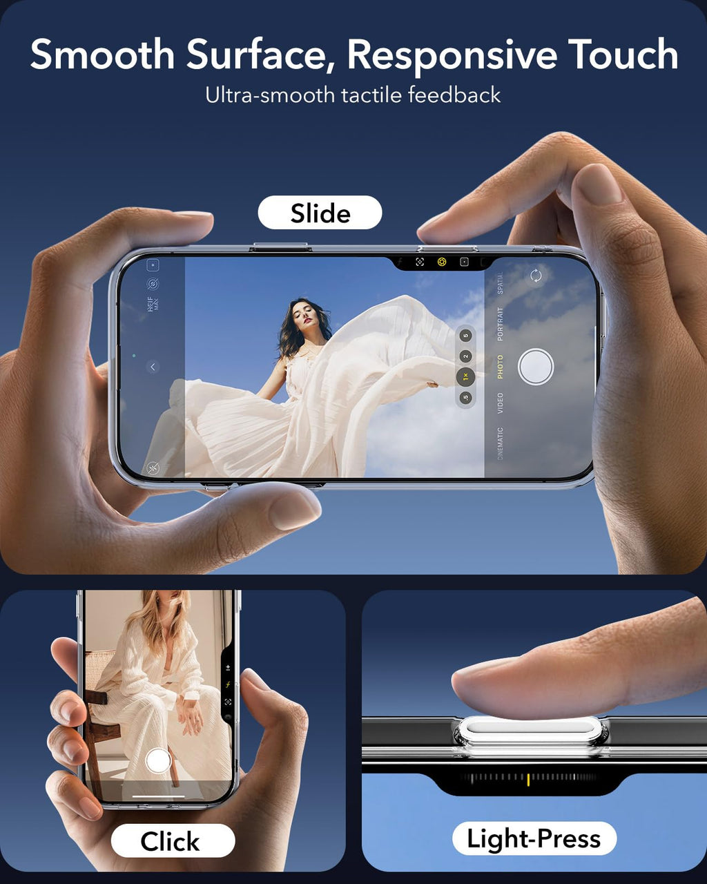 ESR Classic Hybrid for iPhone 17/18 Pro Case, Clear