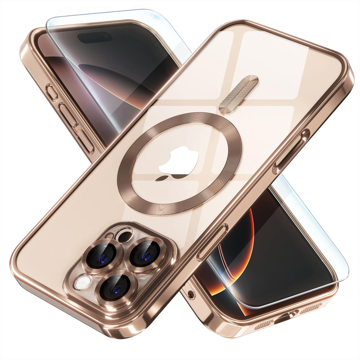 Misea Magnetic for iPhone 17 Case Compatible with MagSafe Light Blue
