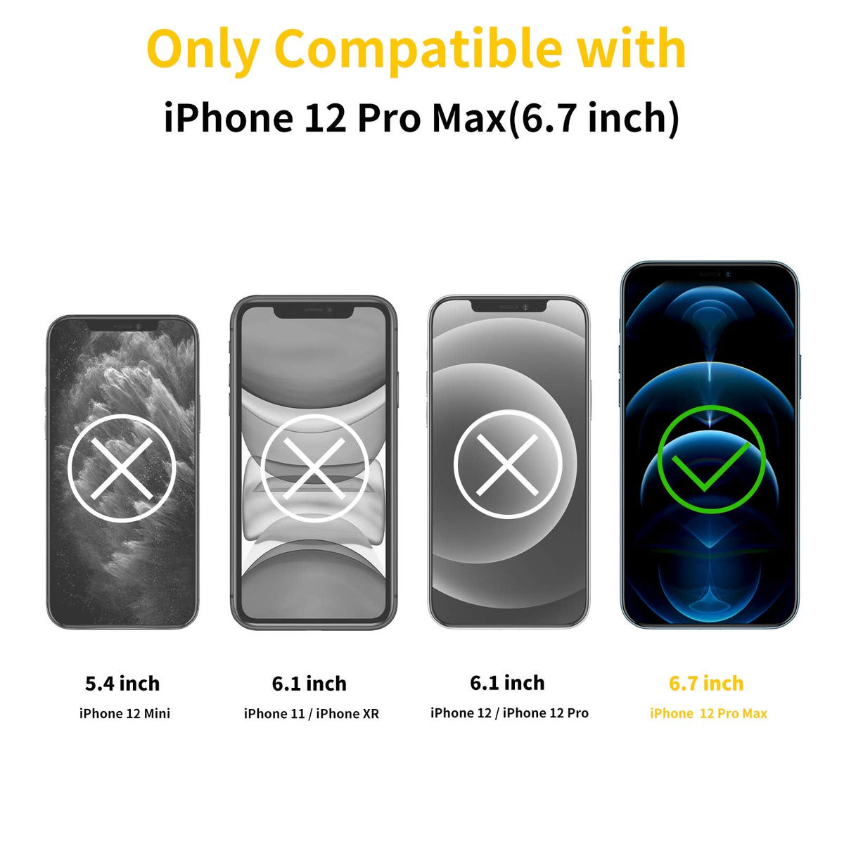 UNBREAKcable 3-Pack Screen Protector for iPhone SE 2022/SE 2020, iPhone 8/7