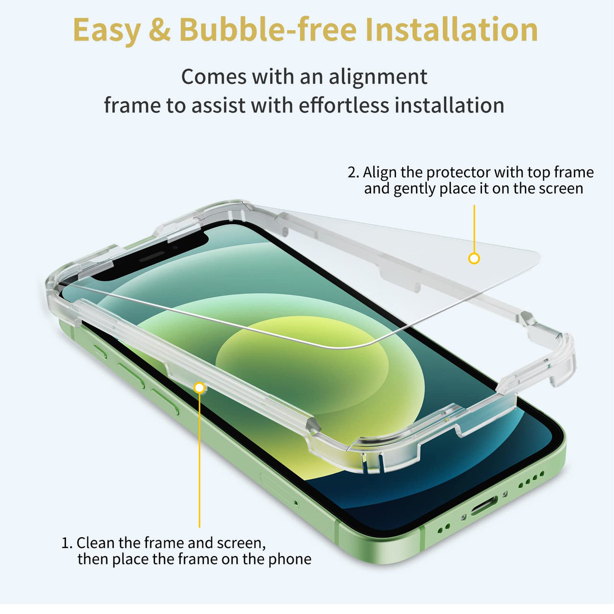 UNBREAKcable 3-Pack Screen Protector for iPhone SE 2022/SE 2020, iPhone 8/7