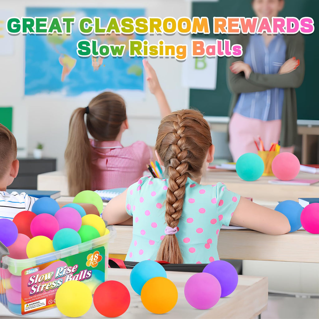 VISCOO 12 Pack Slow Rising Stress Cube, Stress Balls Fidget Squishy Toys