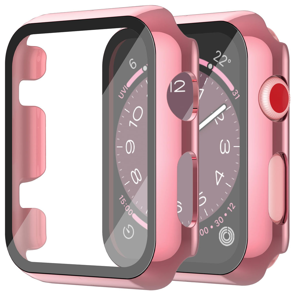 Misxi Case with Screen Protector for 38mm Apple Watch Series 3/2