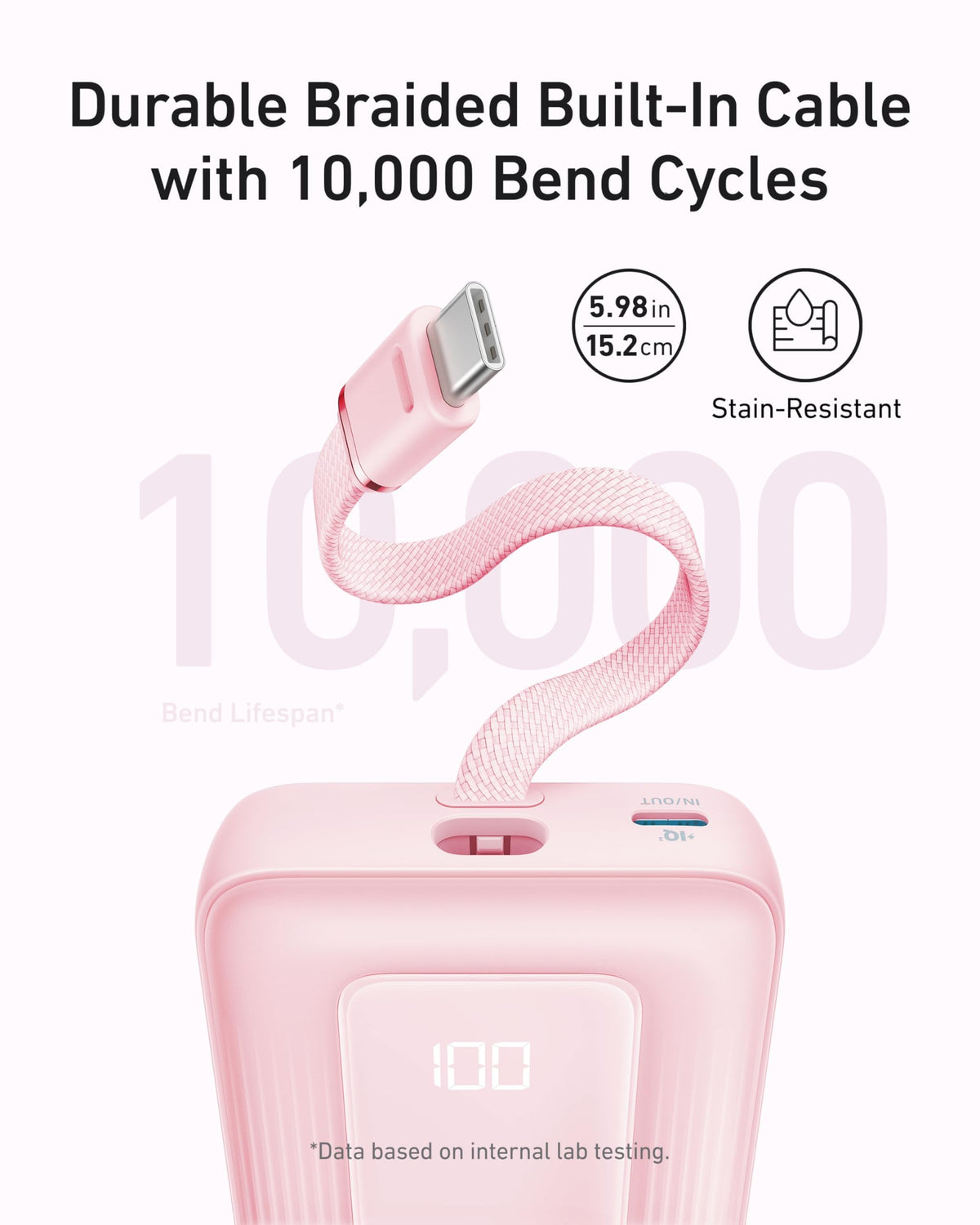 Anker Power Bank,10,000mAh 30W with USB-C Travel Essential Portable Charger
