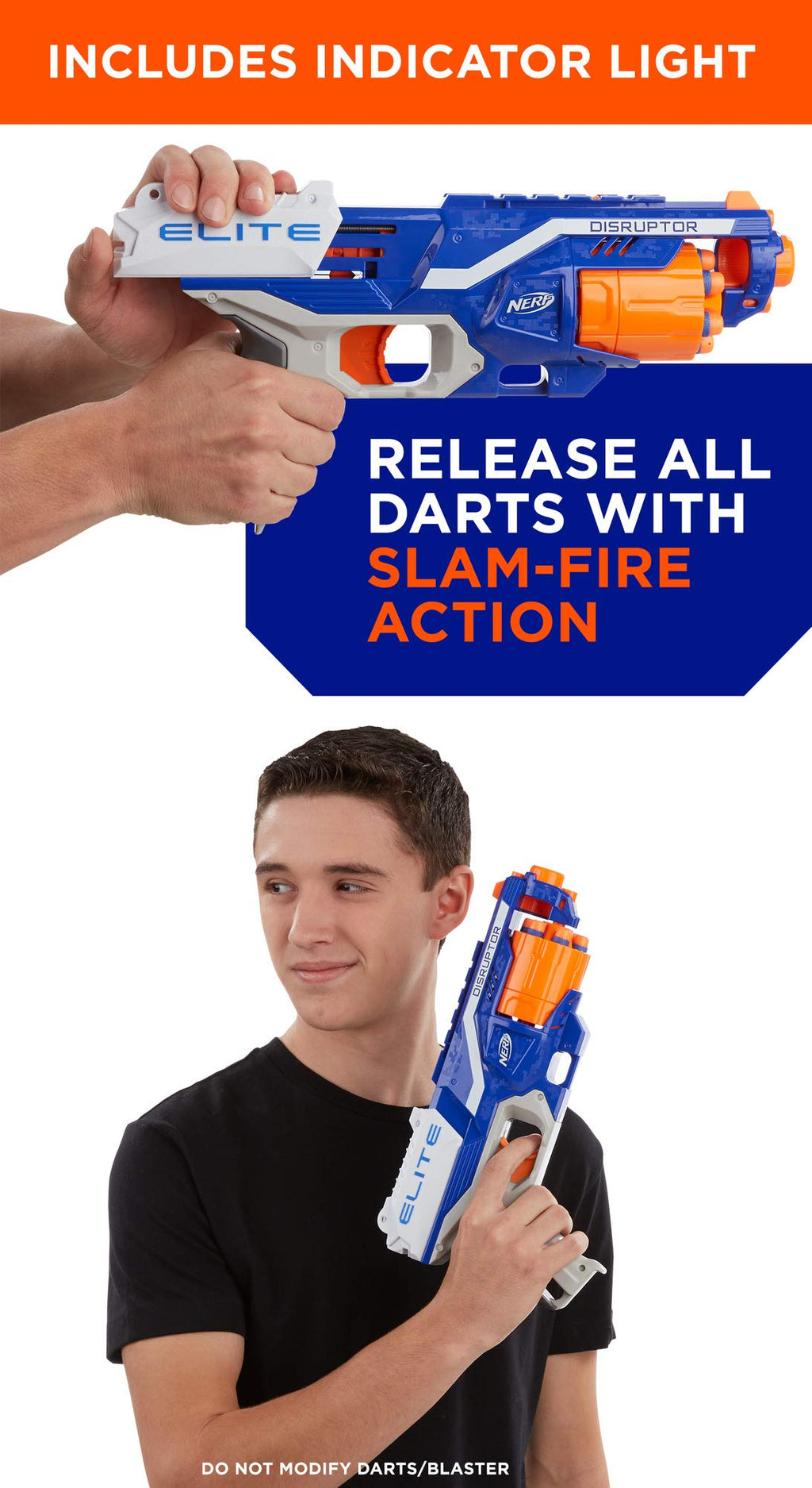 NERF Elite Disruptor Dynamic Green Dart Blaster