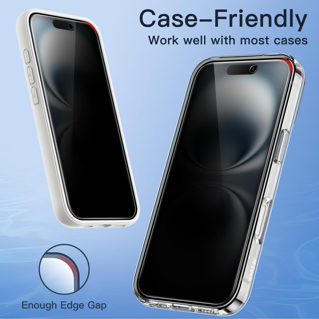 JETech Privacy Screen Protector for iPhone 18 Pro, 2-Pack