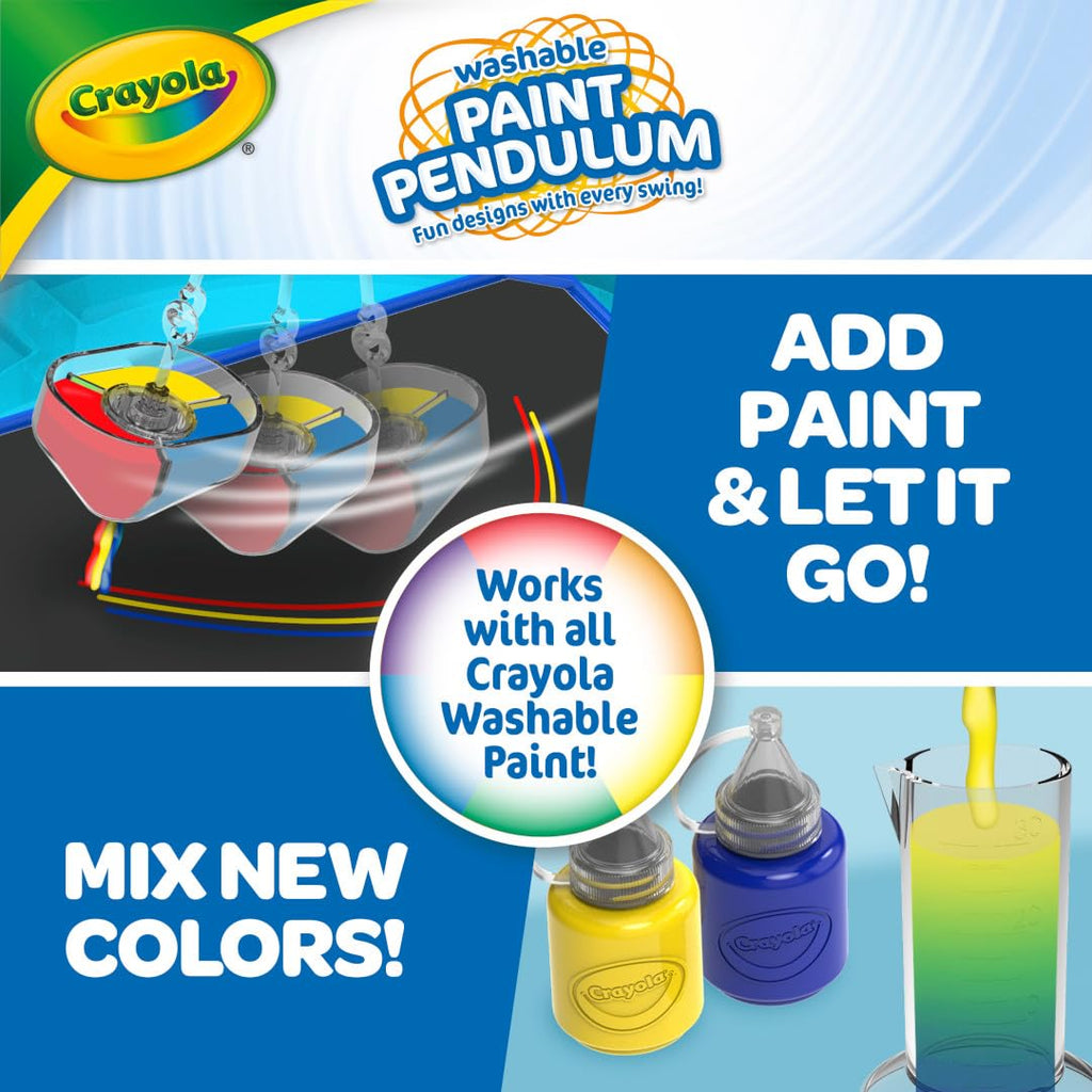 Crayola Washable Kids Paint Set (12ct), School Supplies for Kids, Classic and Glitter Paint, Classroom Essentials, Toddler Painting Kit, Ages 3+ [Amazon Exclusive]