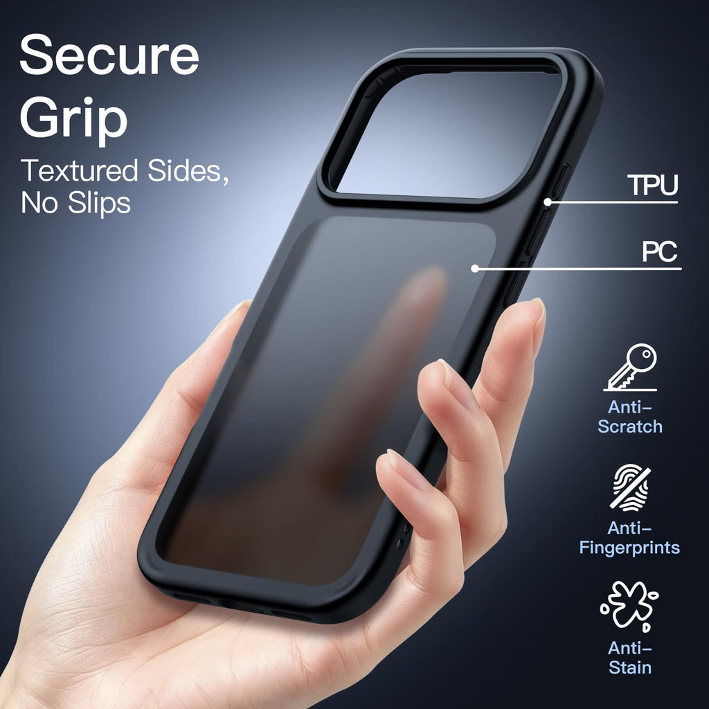 JETech Matte Case for iPhone Air, Black