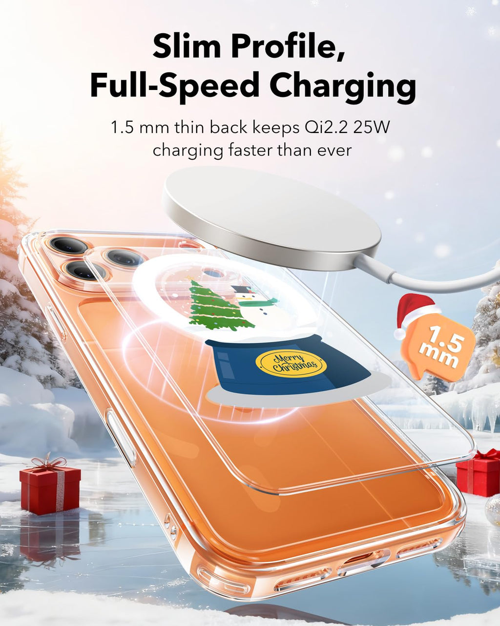 ESR Classic Hybrid for iPhone 17/18 Pro Case, Clear