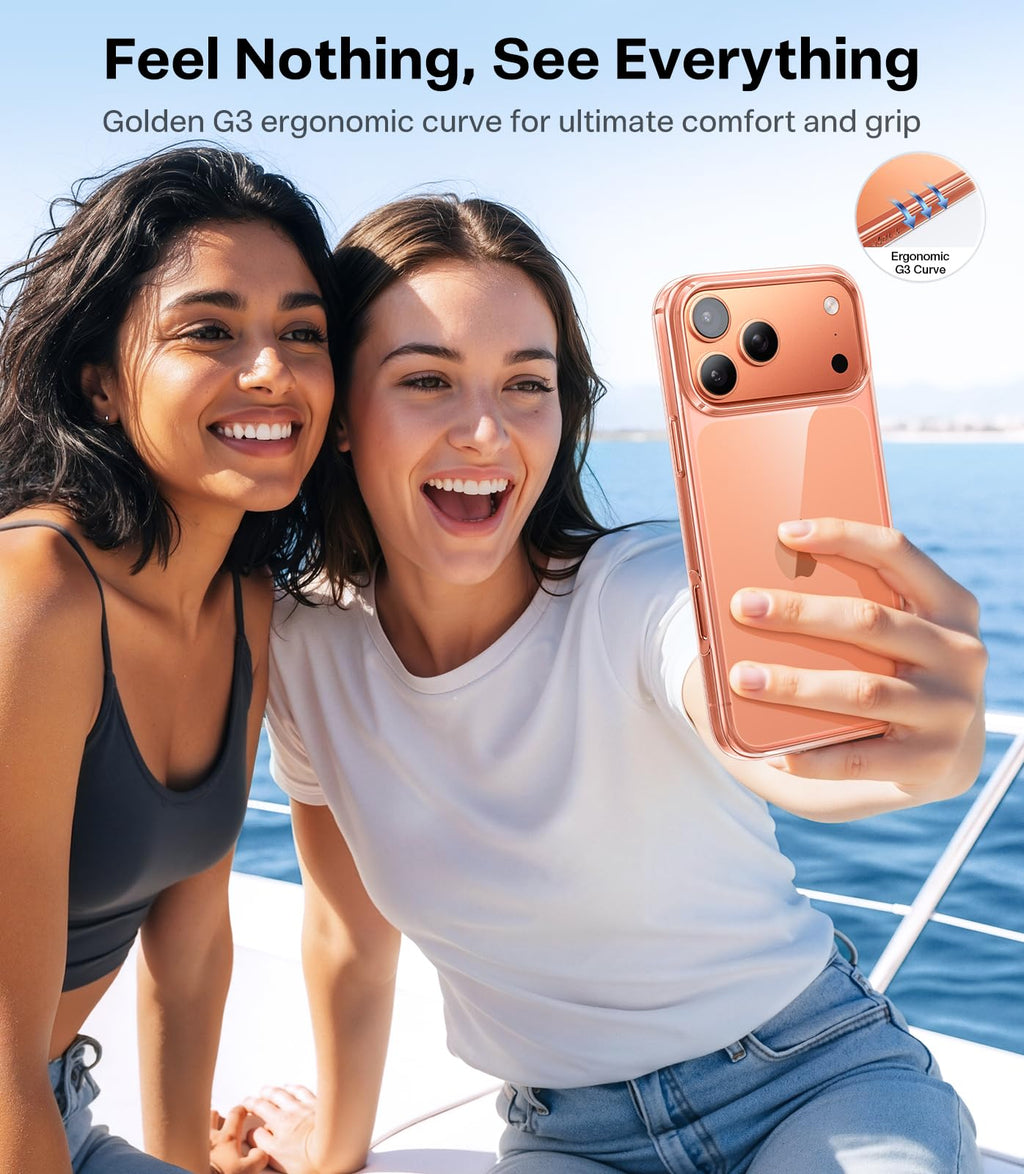 TORRAS for iPhone 14 Pro Max Case, Anti-Yellowing, Crystal Clear