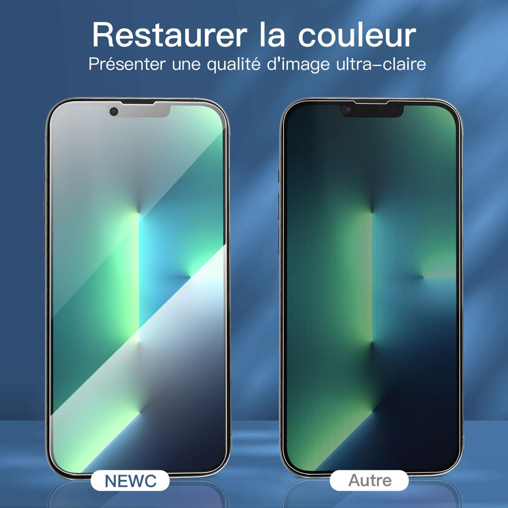 NEW'C for iPhone 16, iPhone 15 Screen Protector Installation Tool Included