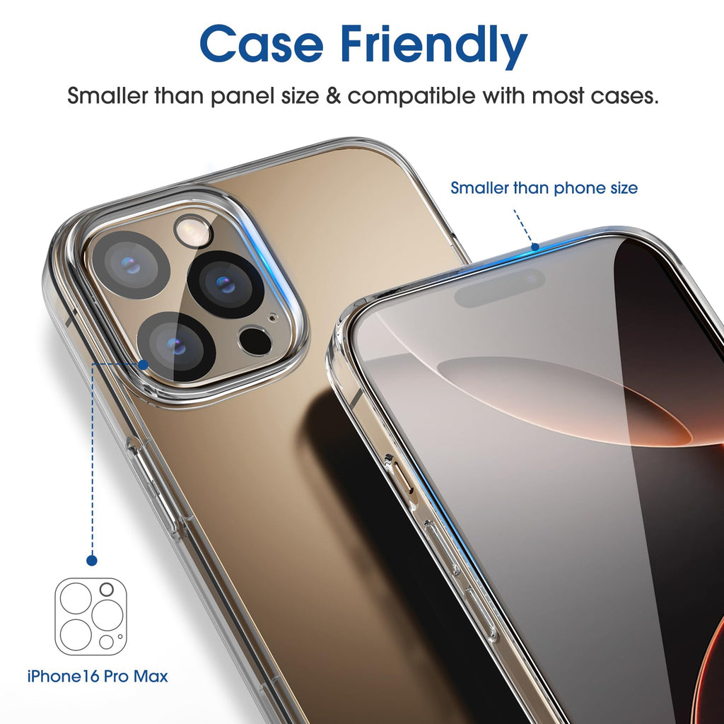 amFilm OneTouch for iPhone 18 Pro Max 6.9'' Screen Protector Tempered Glass